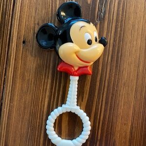 Vintage Danara Mickey Mouse Baby Rattle